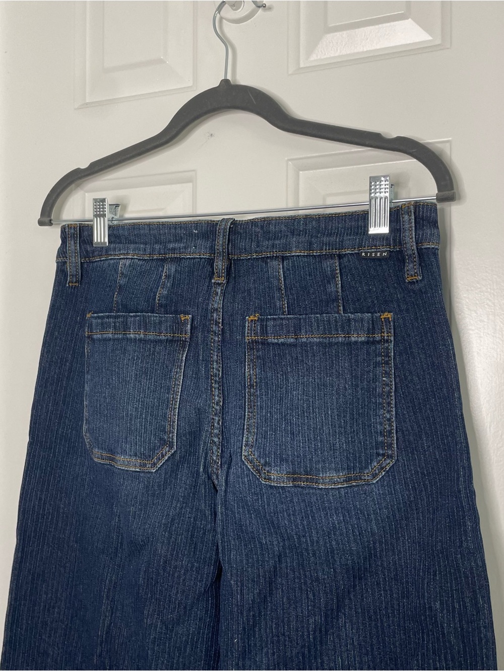 Risen x Freckled Poppy Lane Mid Rise Wide Leg Jeans Size 26 NEW - Picture 10 of 14